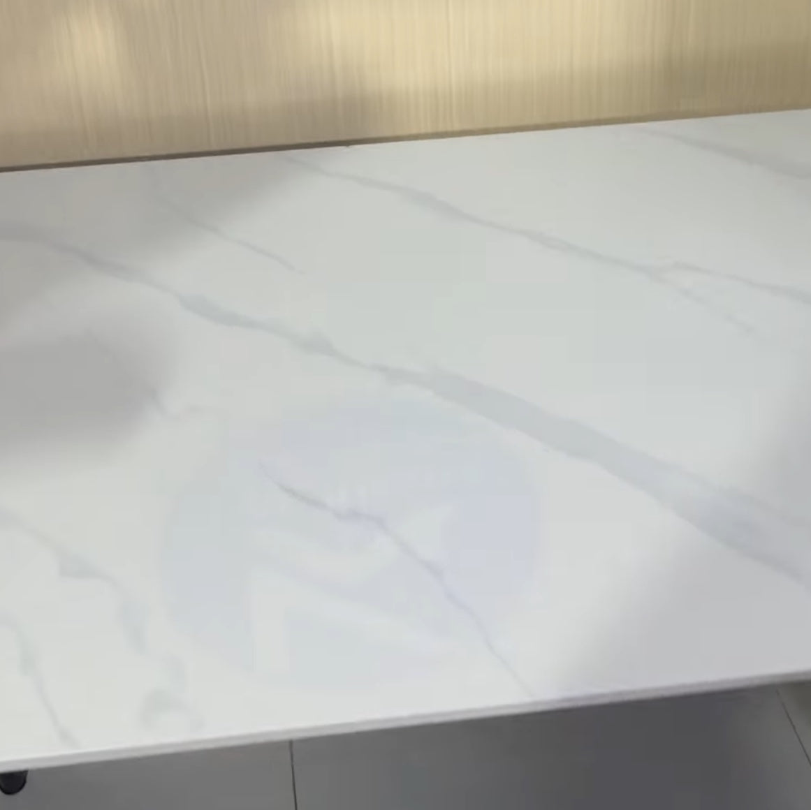 ميز طعام وجه خشب 120*70 - white