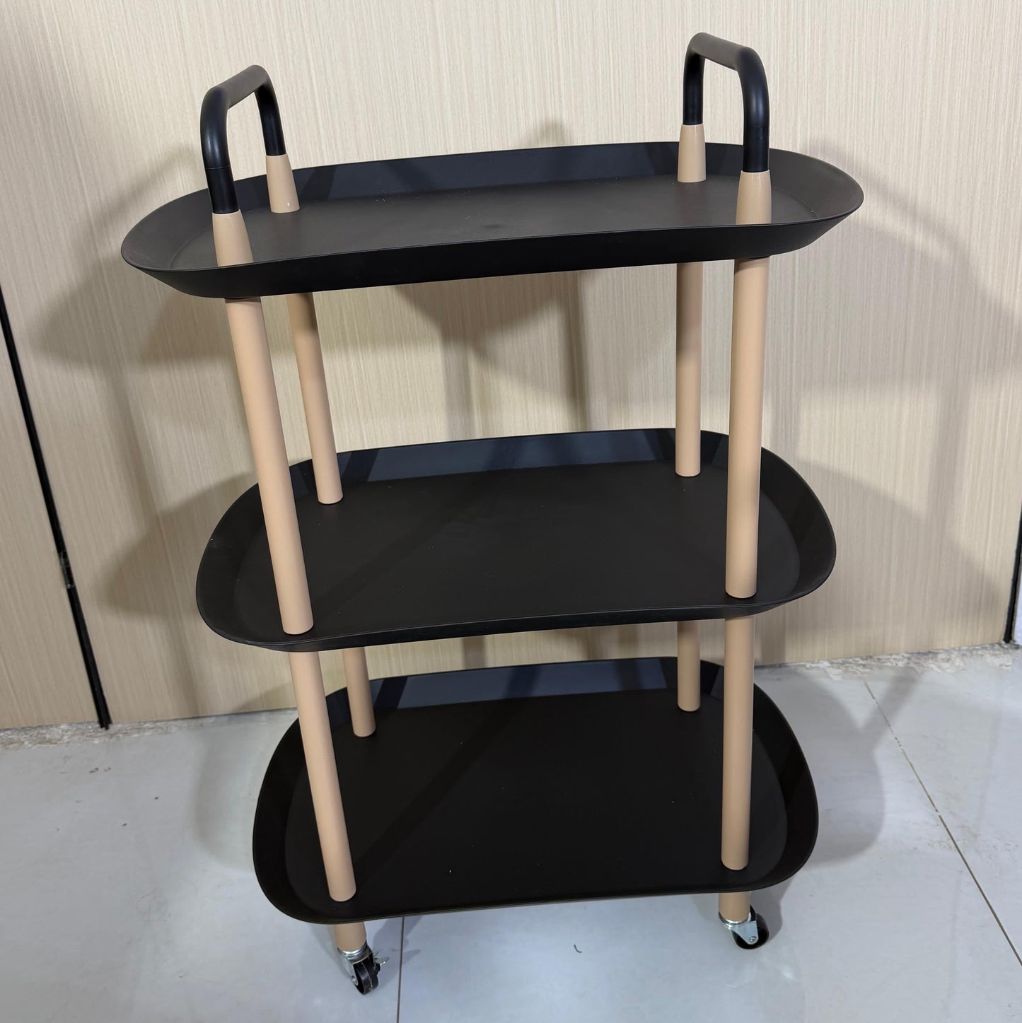 عربة تقديم بيضوي Ss3 - black