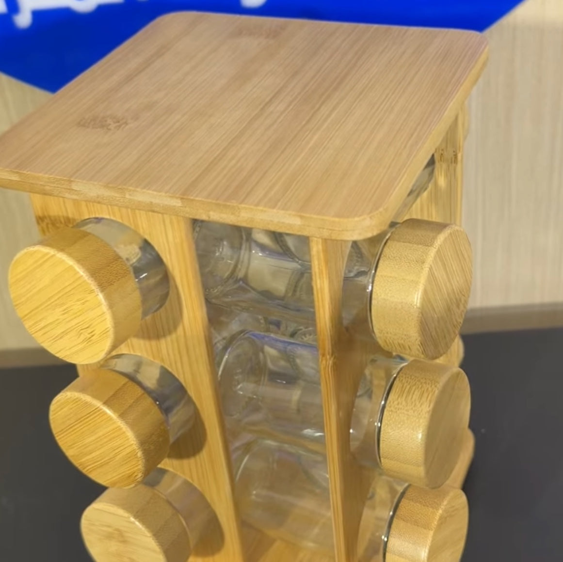 سيت توابل 12 خشب - light_wood